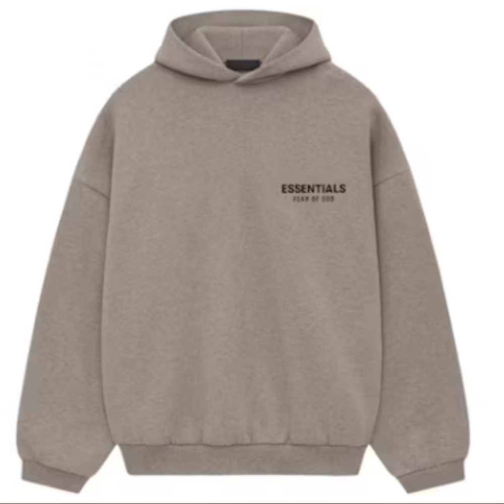 Essentials Fear of God Pullover Hoodie – Dark Heather (2024) – Extra Large – NWT